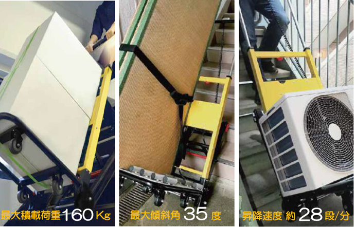 電動階段運搬車 Aktio アクティオエンジニアリング事業部