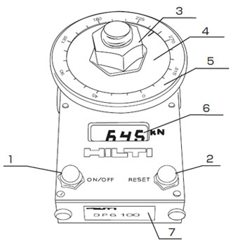 アンカーボルト引張荷重確認試験機 アンカーテスター DPG100